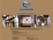 Tablet Screenshot of championpackaging.com